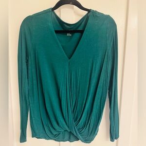 Target Green Long Sleeve Women's Top